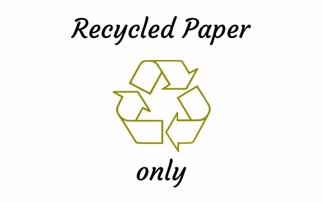 Recycling-Wickelpapier-Verpackung